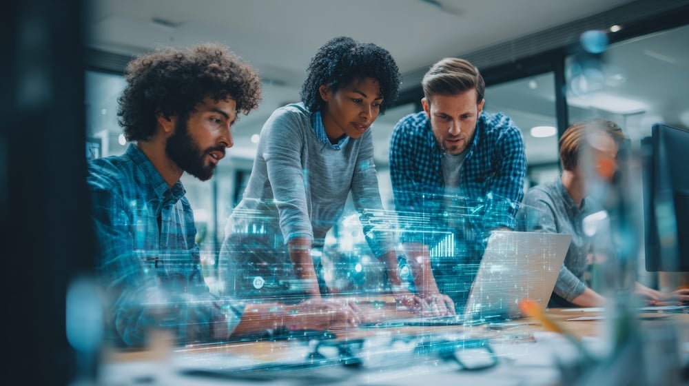 IT team meeting to talk about Strategic IT plan