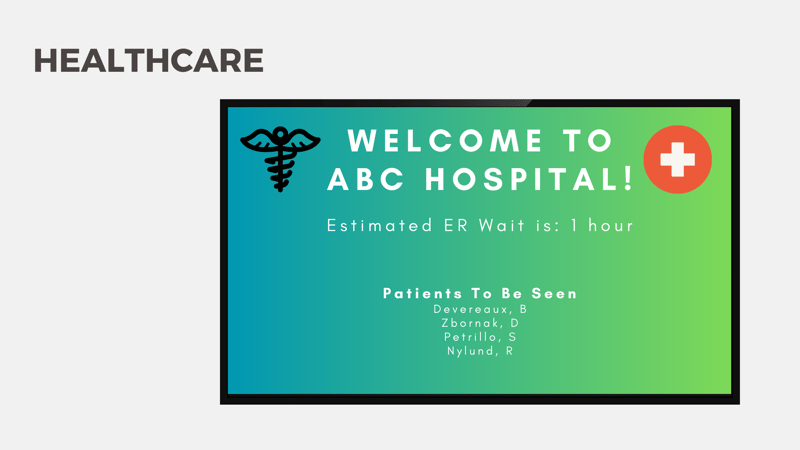 Video Walls for Healthcare